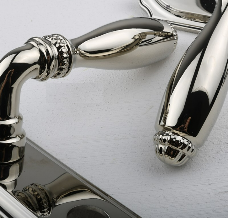 Khóa cửa phòng đồng bóng hai màu Italia OVLI 0354 3