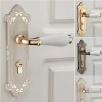 Khóa cửa phòng cổ điển bằng gốm sứ INN58-631