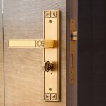 Khoá cửa cổ điển Châu Á hợp kim kẽm A684-211