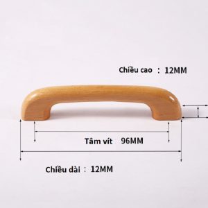 Tay nắm tủ bằng gỗ đặc cao cấp nhiều kích thước DY-4612 8