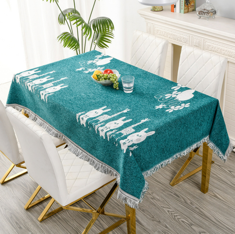 Khăn trải bàn sợt tổng hợp dệt họa tiết STF3668 5