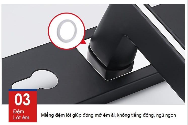 Khóa cửa phòng giá rẻ hợp kim nhôm SWW39 10
