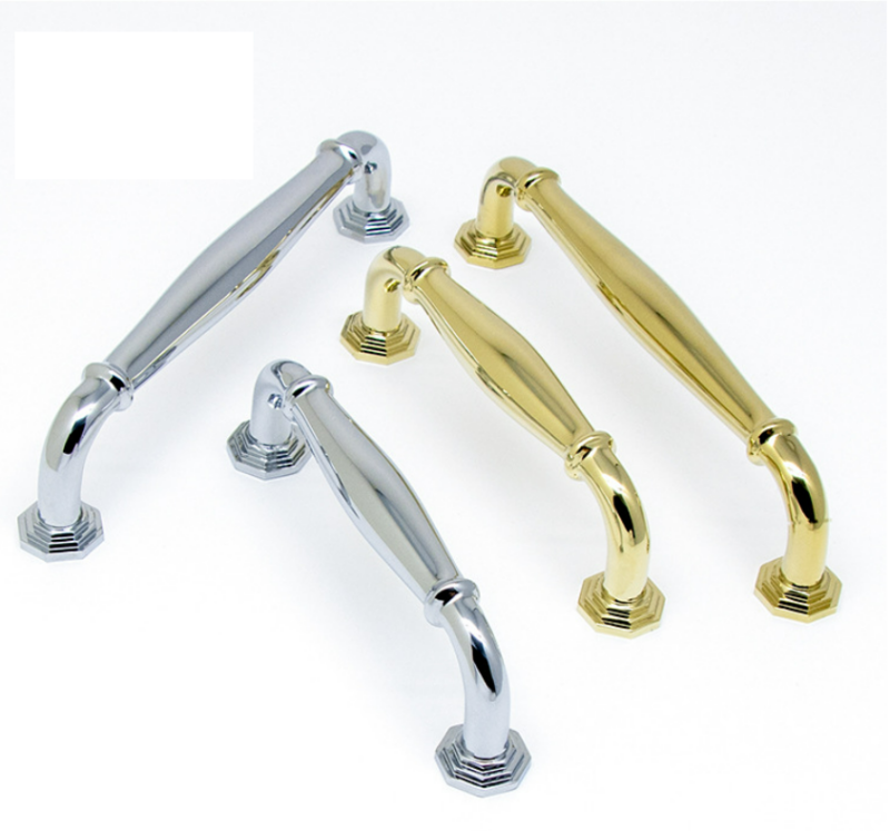 Tay nắm tủ đồng mạ chrome trắng vàng HK0315 3