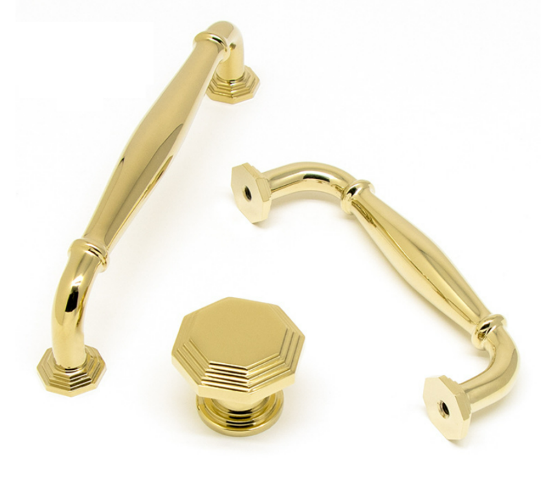 Tay nắm tủ đồng mạ chrome trắng vàng HK0315 4