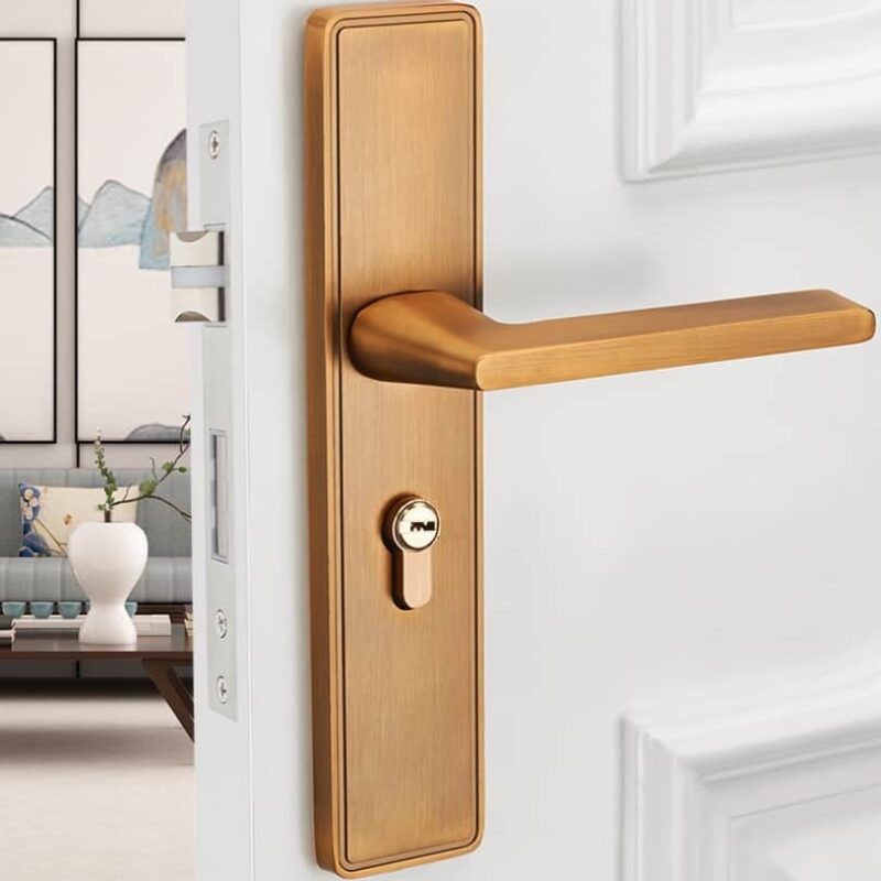 Khoá cửa phòng hiện đại hợp kim đồng SWW6817 1