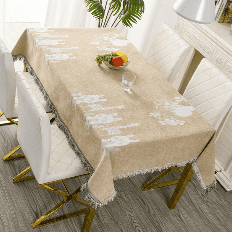 Khăn trải bàn sợt tổng hợp dệt họa tiết STF3668 19