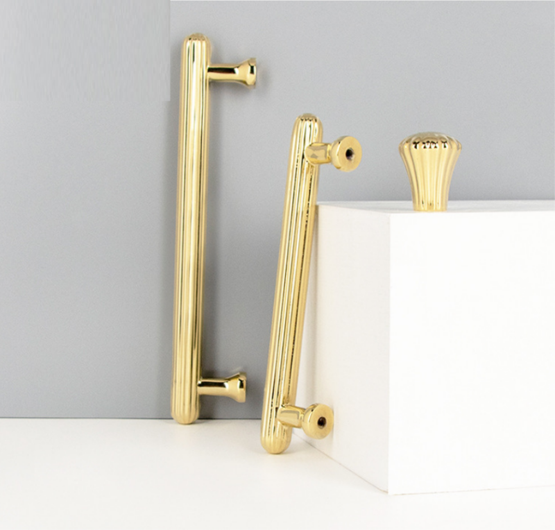 Tay nắm tủ đồng vàng hiện đại Châu Âu HK0039 3