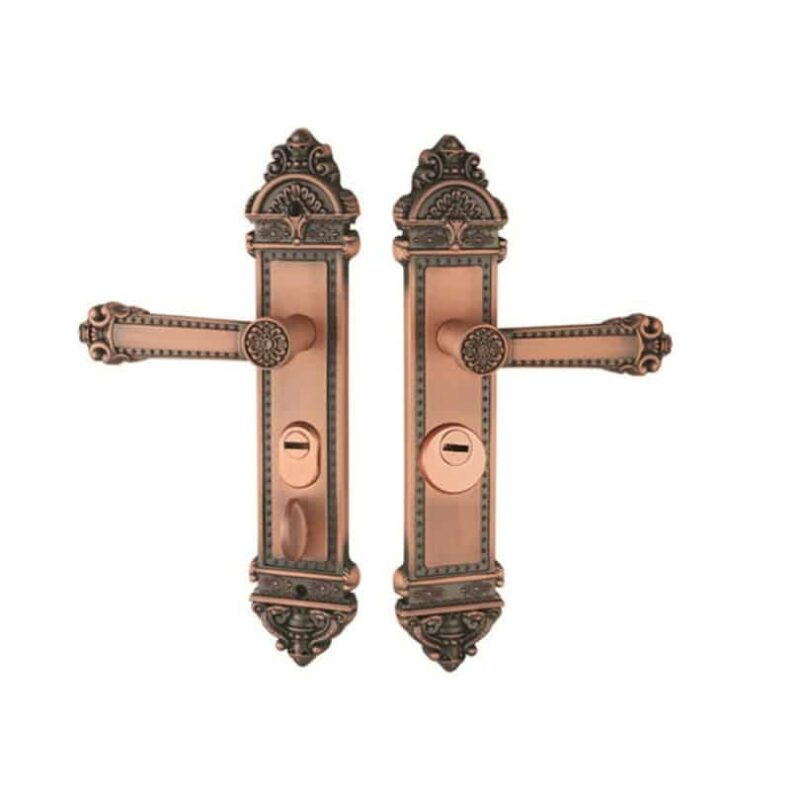 Khóa cửa chính bằng đồng thau biệt thự T68-L7010 1