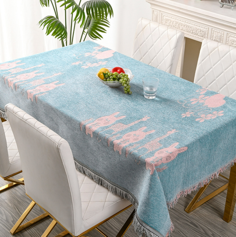 Khăn trải bàn sợt tổng hợp dệt họa tiết STF3668 1