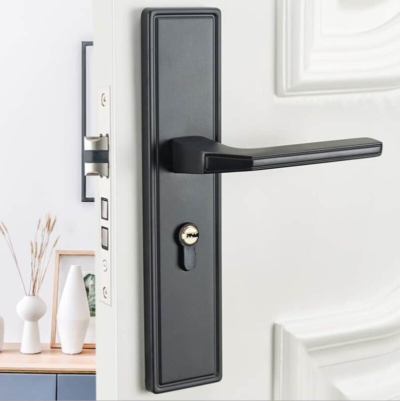 Bộ khóa cửa phòng hiện đại hợp kim nhôm SWW.B10 4