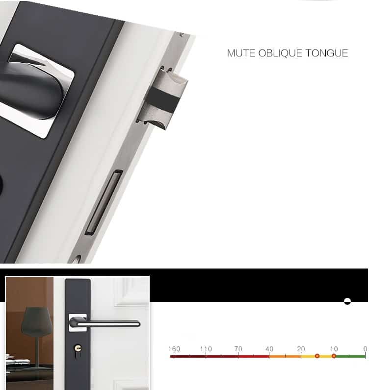 Khóa cửa phòng giá rẻ hợp kim nhôm SWW39 12