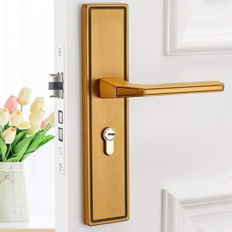 Bộ khóa cửa phòng hiện đại hợp kim nhôm SWW.B10 5
