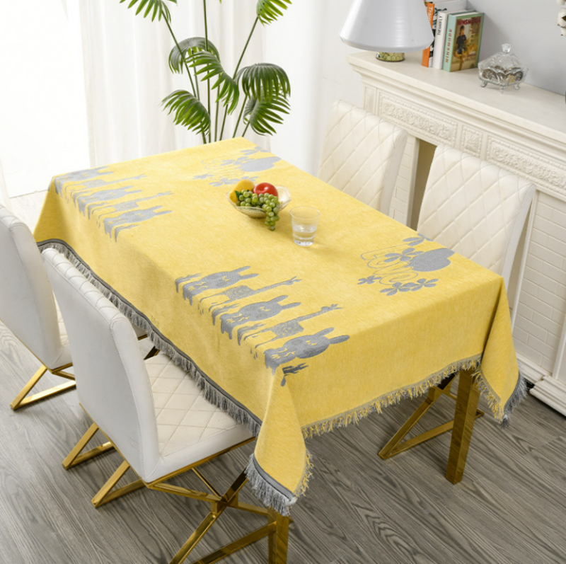 Khăn trải bàn sợt tổng hợp dệt họa tiết STF3668 3