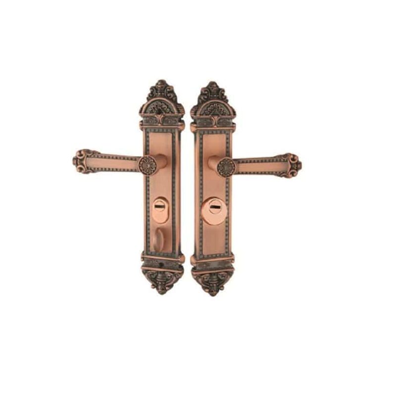 Khóa cửa chính bằng đồng thau biệt thự T68-L7010 2