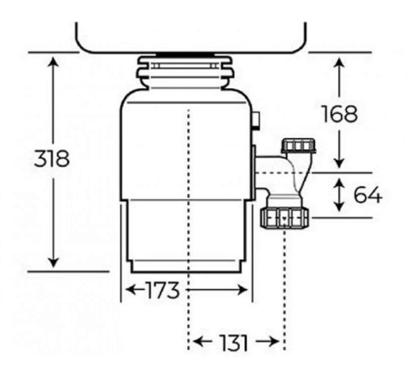 Máy hủy rác Teka TR 550 2