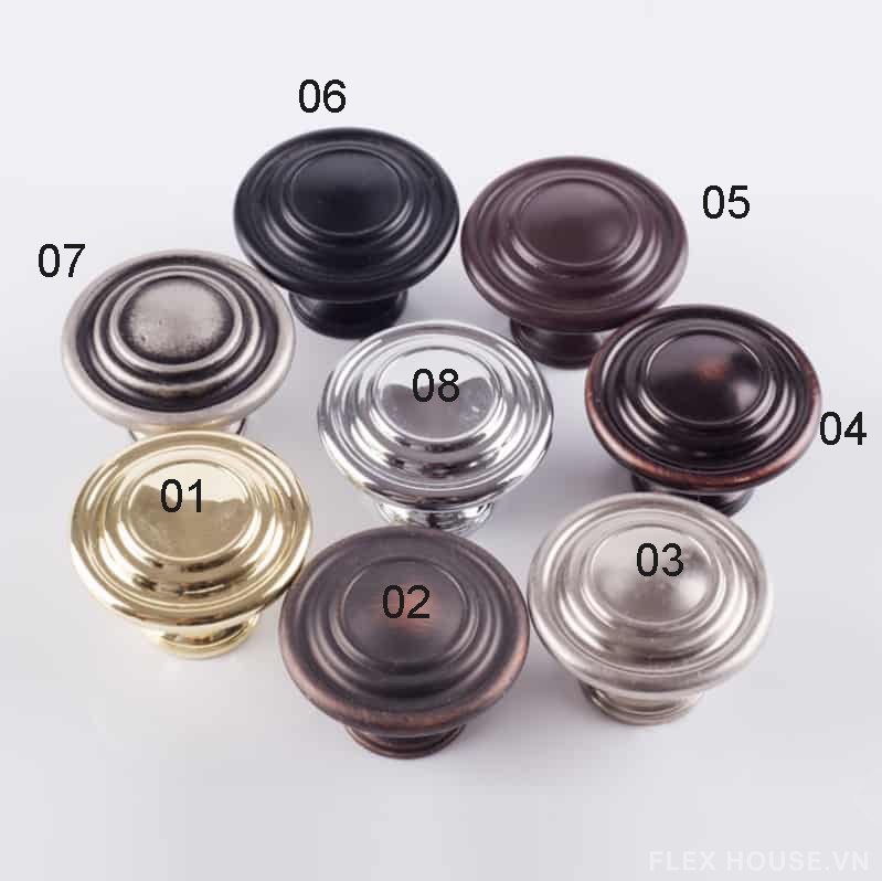 Núm tay nắm tủ hợp cổ điển Châu Âu CH101 1 Núm tay nắm tủ hợp cổ điển Châu Âu CH101 6