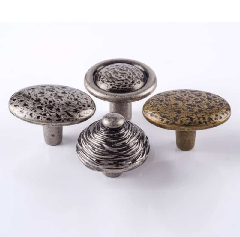 Núm tay nắm tủ màu bạc cổ Châu Âu CH9866