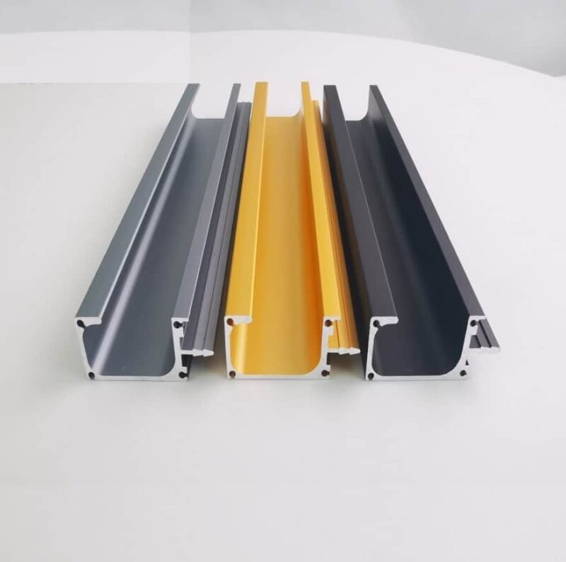 Tay nắm âm chữ G thanh nhôm xẻ rãnh TZ-1195B 1