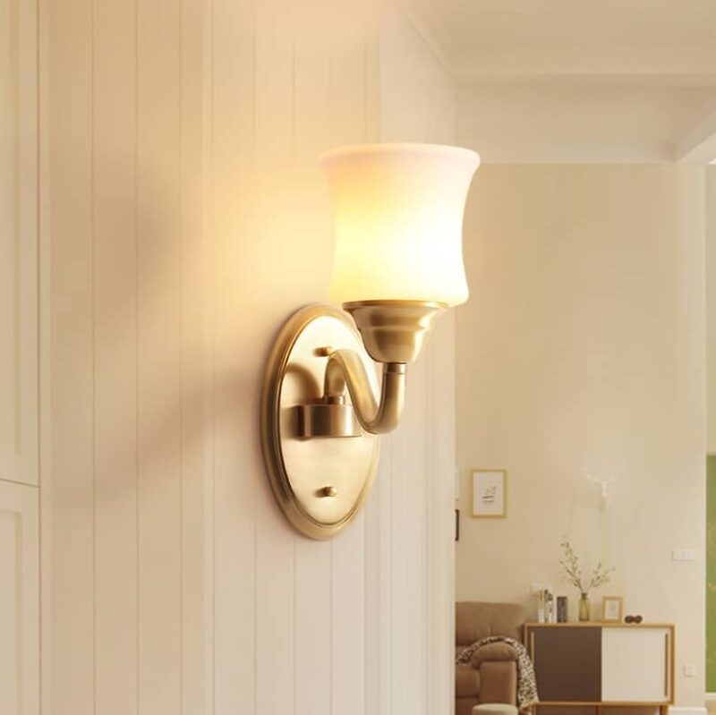 Đèn gắn tường phòng khách bằng đồng MC581-1W 1