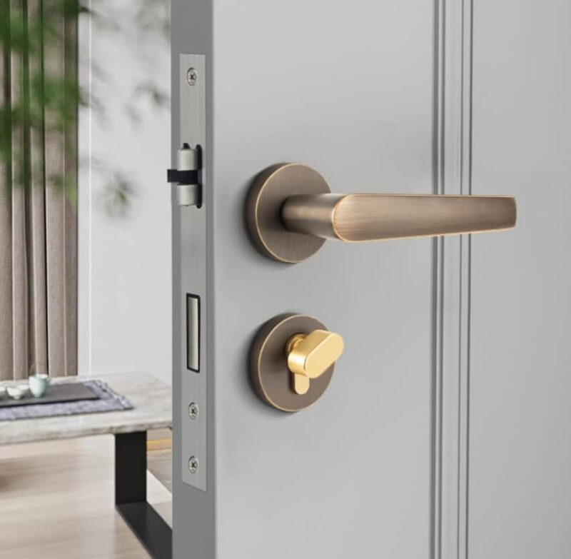 Khóa cửa phòng phân thể bằng đồng BR7-113