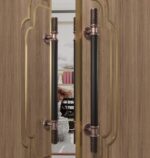Tay nắm cửa kính bằng Inox và đồng thau D-566