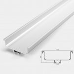 Tay nắm âm dạng thanh xẻ rãnh tủ bếp giữa MLS01C