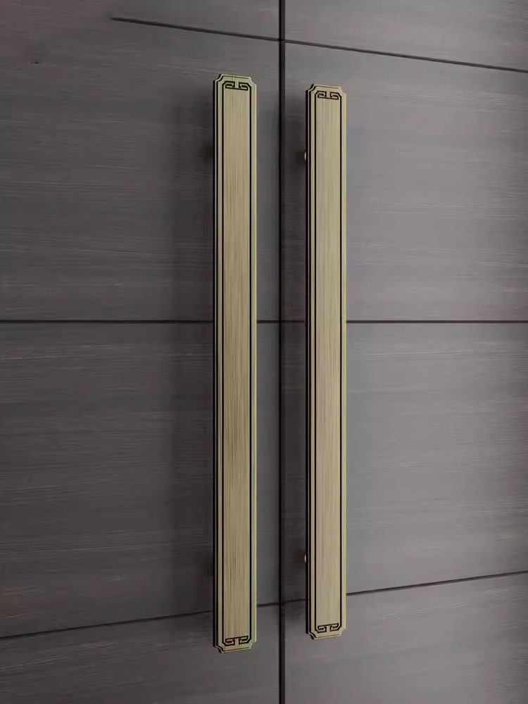 Tay nắm cửa hoa văn cổ điển nhà hàng khách sạn F16 2