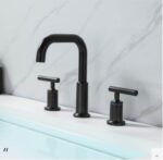 Vòi lavabo nóng lạnh bằng đồng ba lỗ DL7088L