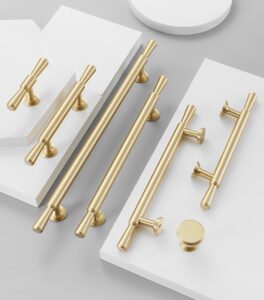Tay nắm tủ bằng đồng thanh tròn chân đế lớn FH.HXTY4
