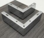Chân bàn thấp chữ L bằng thép bàn ghế JBG-24