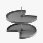 Mâm để đồ 3/4 góc tủ bếp xoay 360 độ Taura CK009G