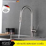 Vòi nước bồn rửa chén xoay 360 độ kéo dài DL2010SW