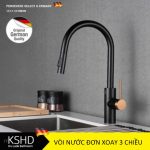 Vòi nước bồn rửa chén xoay 360 độ kéo dài DL2010SBC