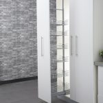Tủ đồ khô cánh rút nan tròn rộng 400mm Taura CK005B