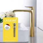 Vòi lavabo nóng lạnh cao và bộ xạ nhấn mở DL8002B