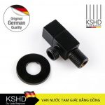 Van nước nóng lạnh tam giác bằng đồng DL4002