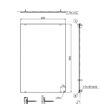 Gương soi hình chữ nhật hiện đại loại lớn TOTO YM6090A
