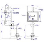Van xả tiểu tự động cao cấp Inax OKUV-30SM