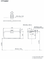 Vòng treo khăn tắm cao cấp L Collection TOTO YTT408V