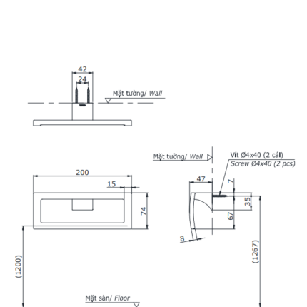 Vòng treo khăn tắm cao cấp TOTO YTT903V