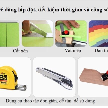Vách ngăn tiêu âm đa năng sợi Polyester cao cấp WL-010