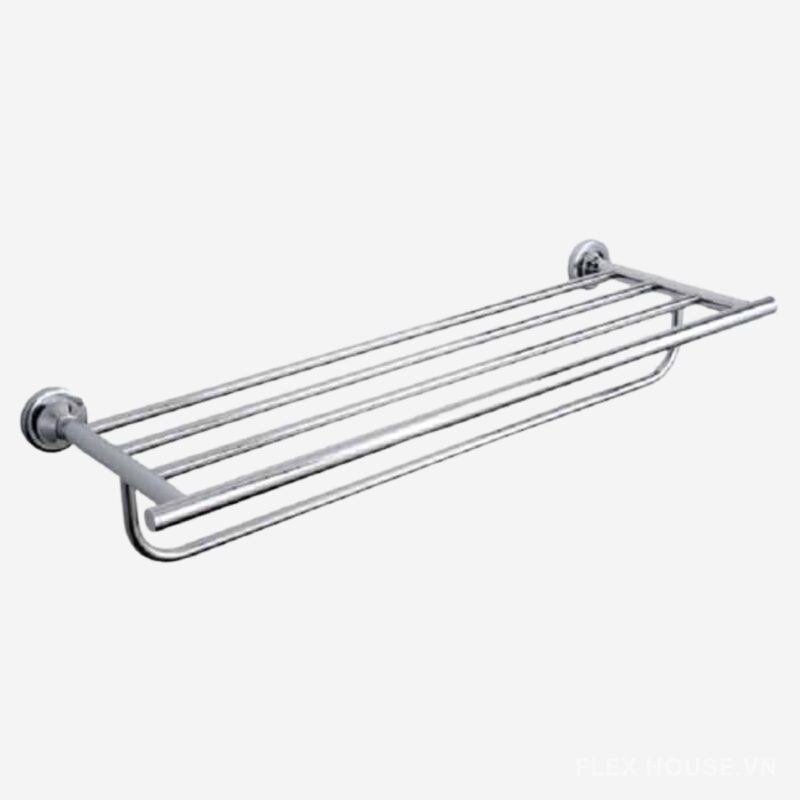 Giá treo khăn phòng tắm inox 2 tầng cao cấp Inax KF-415VA