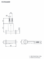 Móc treo quần áo gắn tường TOTO TX704ARR