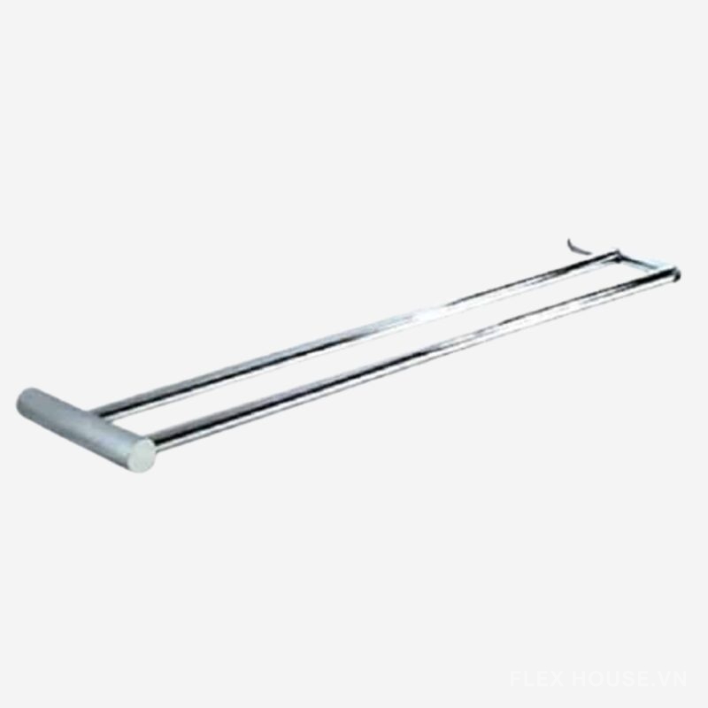 Thanh treo khăn đôi phòng tắm inox hiện đại tối giản Inax KF-545VW