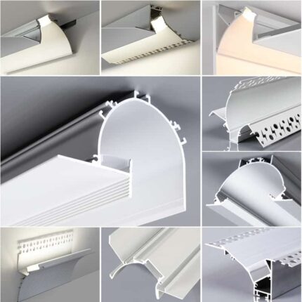 Máng đèn Led âm vách/trần hắt sáng tinh tế