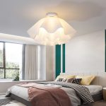 Đèn trần hoa hồng trắng phong cách tối giản XL5562