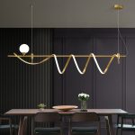 Đèn thả dãy ánh sáng uốn lượn cầu kì DXL7820