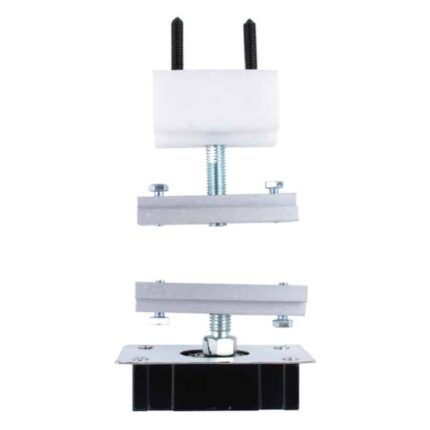 Bộ phụ kiện cửa lùa xếp kính cường lực bằng inox WKBL-TDZ