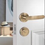 Chốt khóa cửa thông phòng không chìa hiện đại BR2002