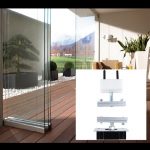 Bộ phụ kiện cửa lùa xếp kính cường lực bằng inox WKBL-TDZ